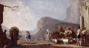 Johann Heinrich Schonfeldt Versohnung Jakobs mit Esau oil painting artist